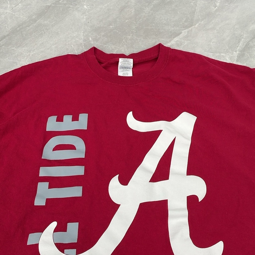 Unisex Gildan University of Alabama Roll Tide Cotton Short Sleeve Shirt XL - Picture 2 of 13